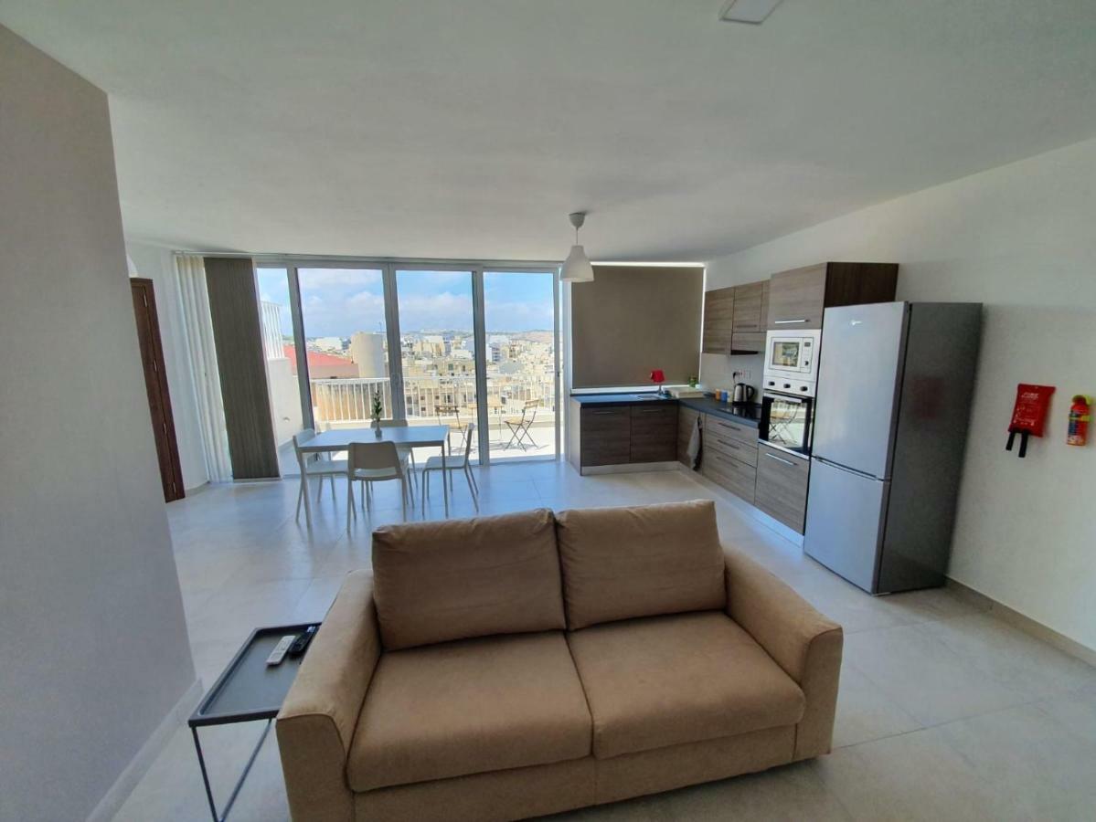 Qawra Modern 1 Bedroom Penthouse San Pawl il-Baħar Zewnętrze zdjęcie